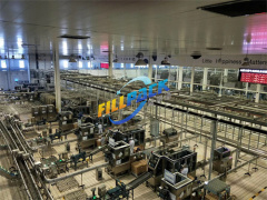 Milk bottle filling line