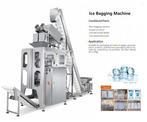 Automatic Packaging Machine for Ice cube,Tube ice