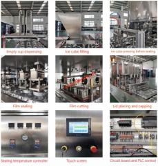 Ice filling machine, Ice cup filling machine