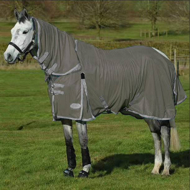 HORSEMATE COMBO AIRMESH FLY RUG （DK GREY）