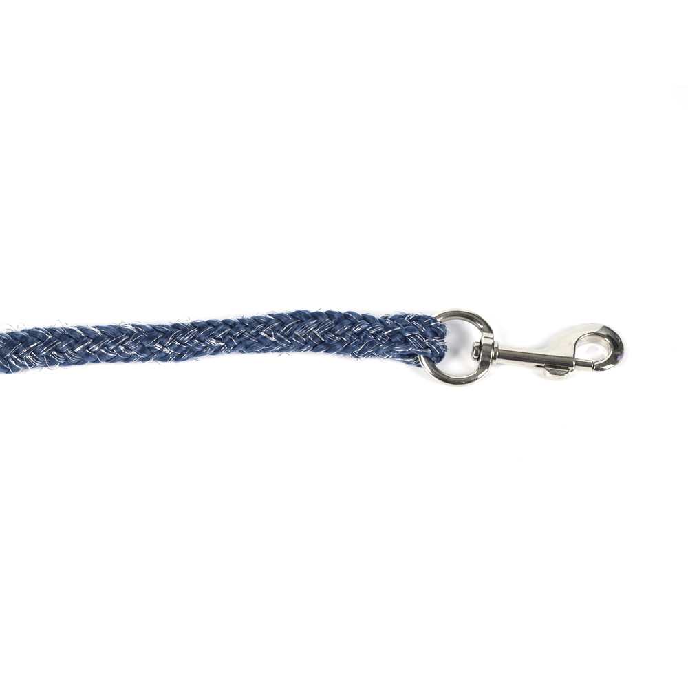 MESH GLITTER HALTER&LEAD ROPE SET（Navy）