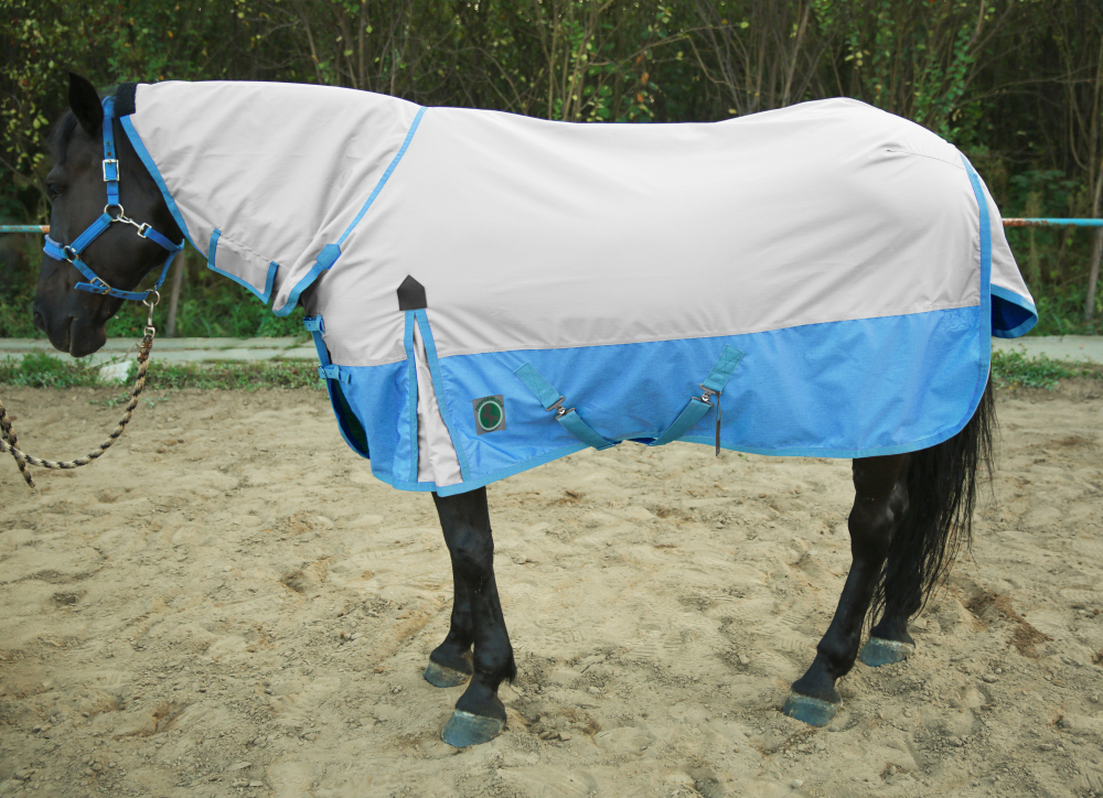 HORSEMATE 840D RAIN RUG COMBO（GREY/BLUE）