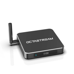 Octastream Q1 elite iptv android 9.0 2/16GB Aluminum housing tv box