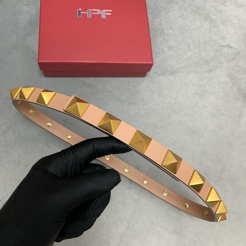Fashion waist belt 2.0 cowhide double layer hardware belt women's waist collection skirt belt tower decorative belt