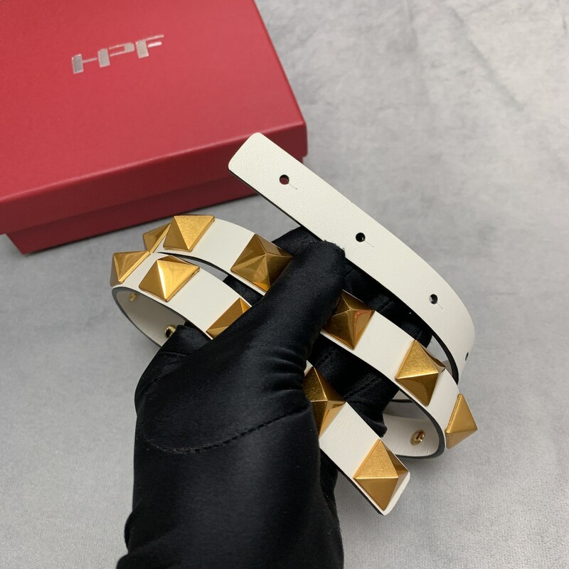 Fashion waist belt 2.0 cowhide double layer hardware belt women's waist collection skirt belt tower decorative belt