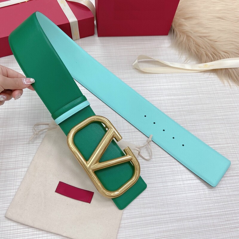 Color cowhide wide version waist seal 7.0 V dual-use leather belt super wide matching coat belt dress wide belt