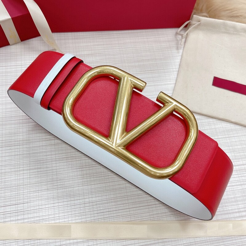 Color cowhide wide version waist seal 7.0 V dual-use leather belt super wide matching coat belt dress wide belt