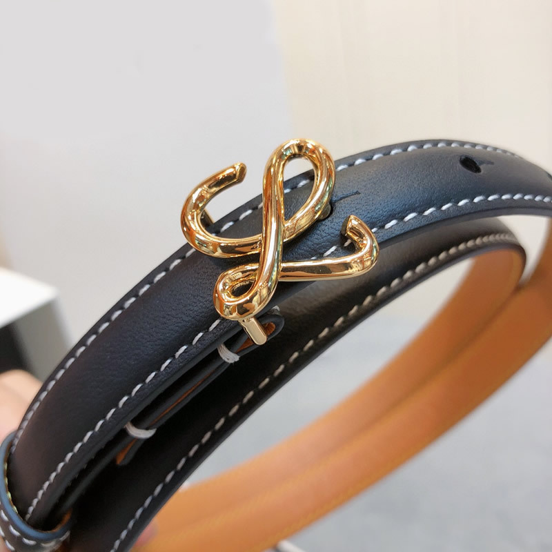 Pure color fans you thin version of belt double head layer cowhide 1.5cm belt waist accessories women's belt collocation