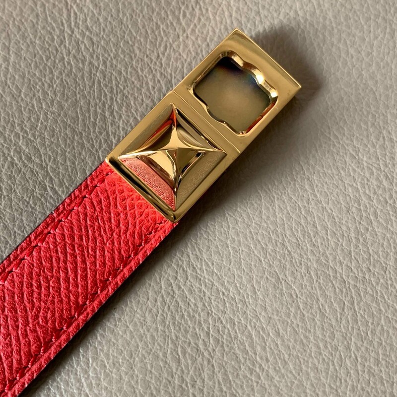 Adjustable waistband belt cowhide palm print 1.8cm extendable belt is cowhide stainless steel buckle with girl's belt