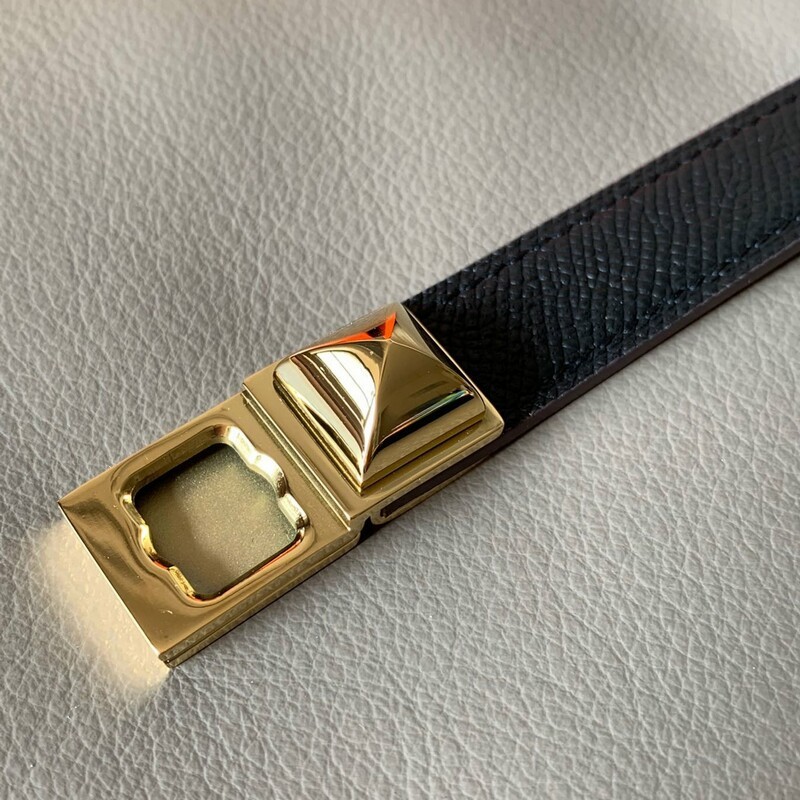 Adjustable waistband belt cowhide palm print 1.8cm extendable belt is cowhide stainless steel buckle with girl's belt