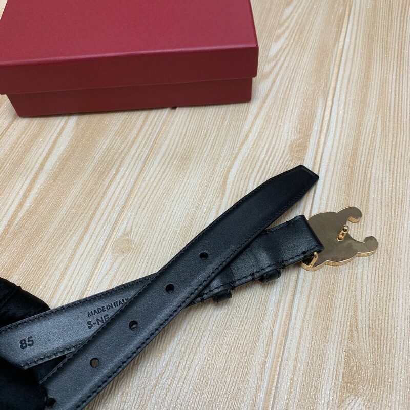 Women's leather waistband fashion accessories 2.5 Women's waistband new smooth leather head belt