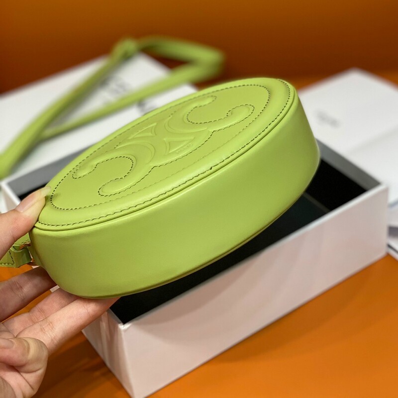 New small round cake super mini cute Fanny pack, girls look superior bag, casual concave shape street photography necessary bag