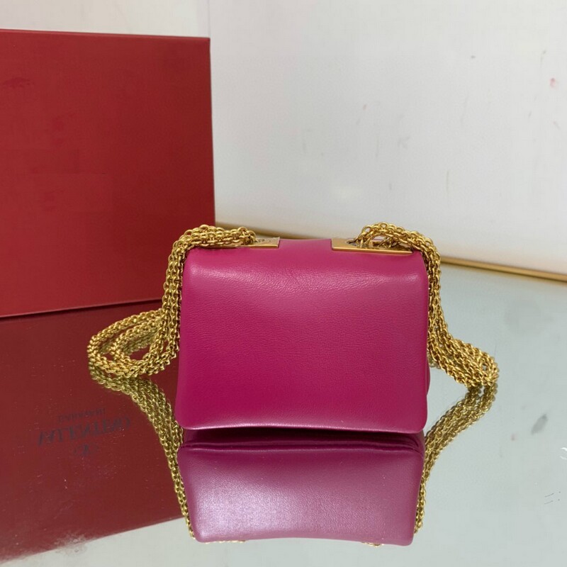 Mini size soft suede bag chain small handbag decoration oversized rivets chain bag magnetic buckle open and close soft sheep leather lining backpack