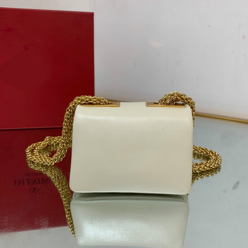 Mini size soft suede bag chain small handbag decoration oversized rivets chain bag magnetic buckle open and close soft sheep leather lining backpack