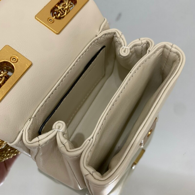 Mini size soft suede bag chain small handbag decoration oversized rivets chain bag magnetic buckle open and close soft sheep leather lining backpack