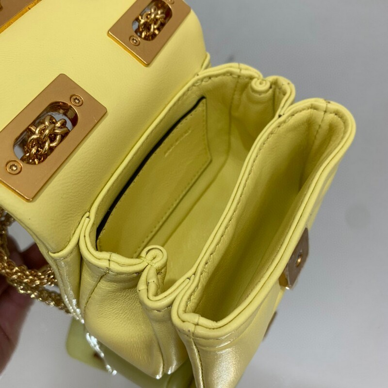 Mini size soft suede bag chain small handbag decoration oversized rivets chain bag magnetic buckle open and close soft sheep leather lining backpack