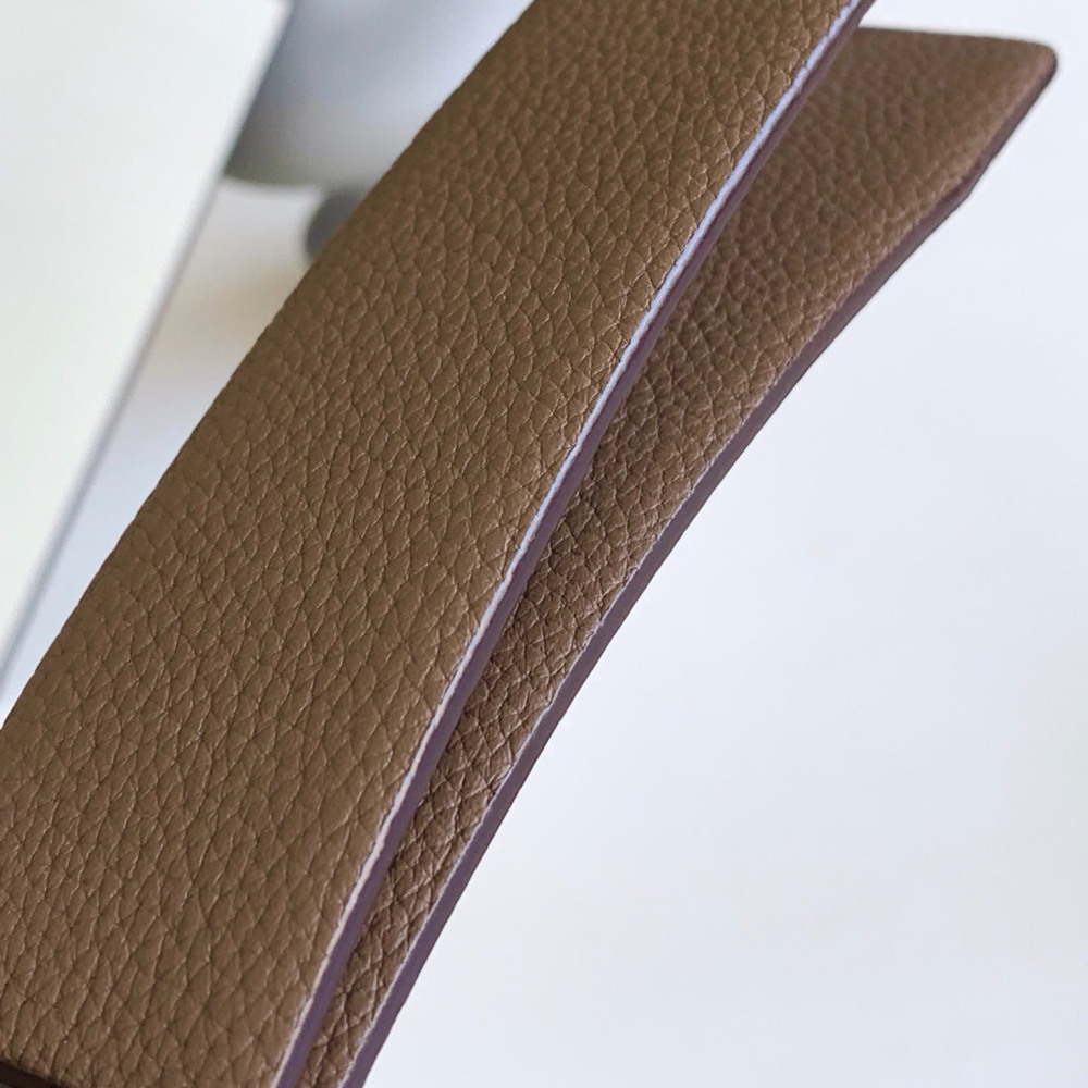 Business men's leather belt High quality double leather stainless steel T buckle leather belt Listripe 4.0 simple west wear belt