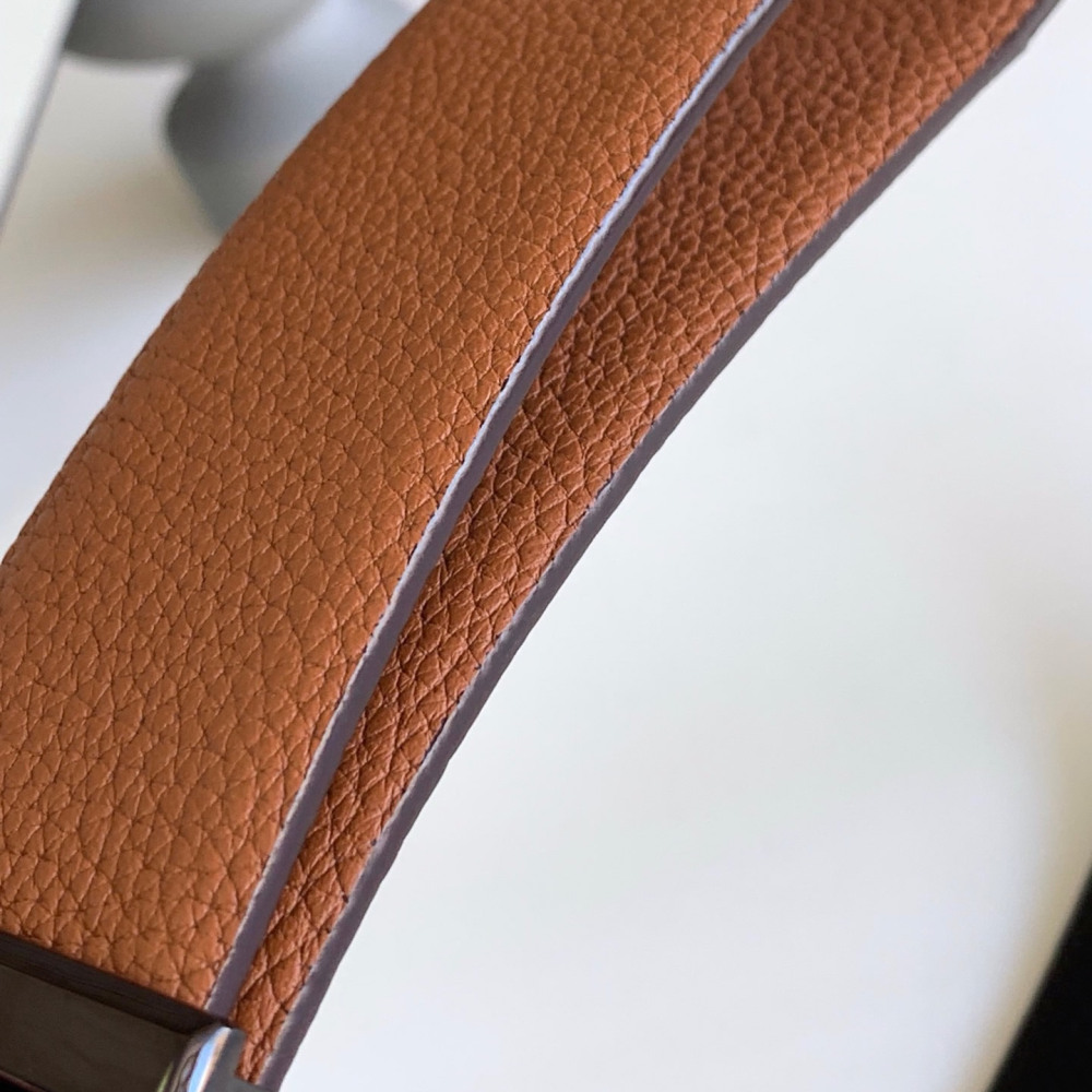 Business men's leather belt High quality double leather stainless steel T buckle leather belt Listripe 4.0 simple west wear belt