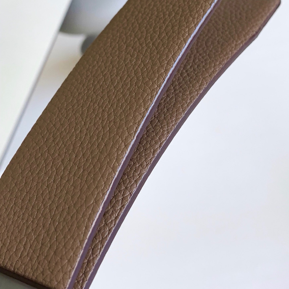 Business men's leather belt High quality double leather stainless steel T buckle leather belt Listripe 4.0 simple west wear belt