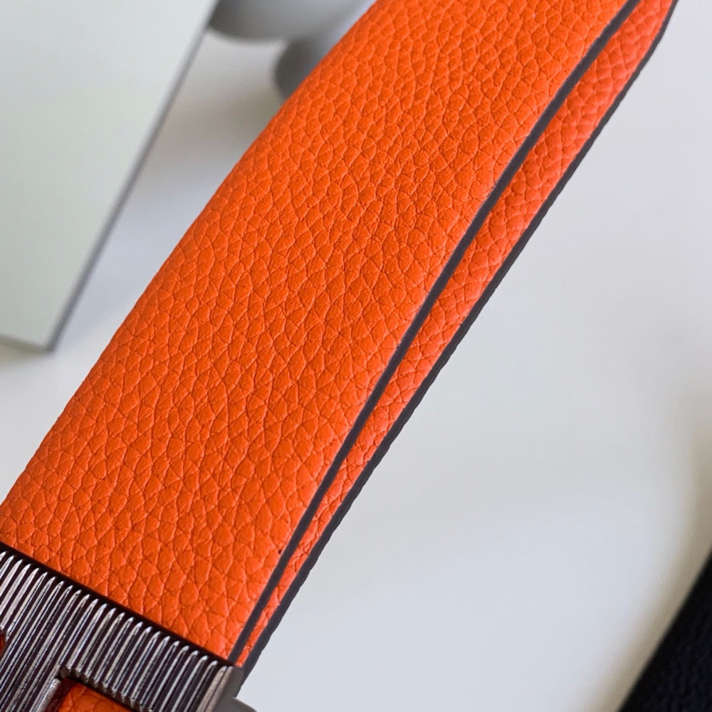 Business men's leather belt High quality double leather stainless steel T buckle leather belt Listripe 4.0 simple west wear belt