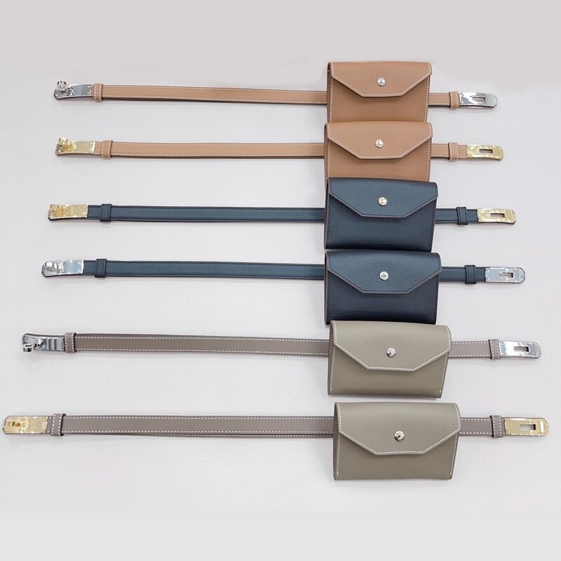 Waist decoration suit telescopic belt 1.8 fashion style waist collection high-quality cowhide women's small bag locking belt