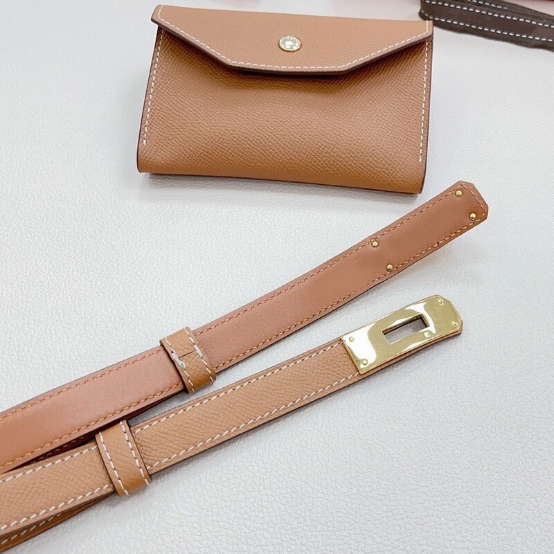 Waist decoration suit telescopic belt 1.8 fashion style waist collection high-quality cowhide women's small bag locking belt
