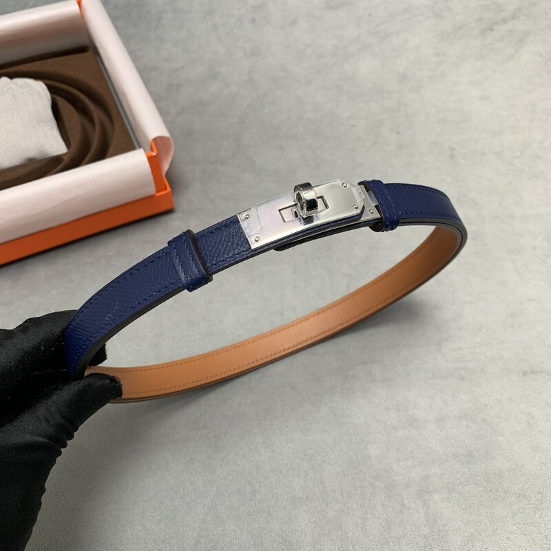 Retractable high quality steel buckle fine belt lady skirt leather palmprint head layer leather trim waist suit belt