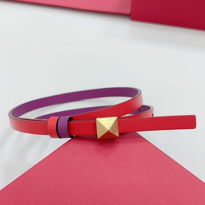 Mini waistband accessories Color cowhide women's belt waistband 1.2 thin waist dual-use leather dress belt