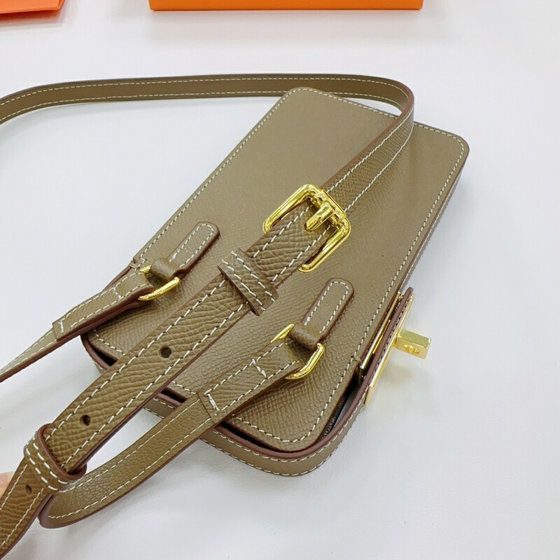 Trend girl phone bag Callie fish grain cowhide crossbody bag small