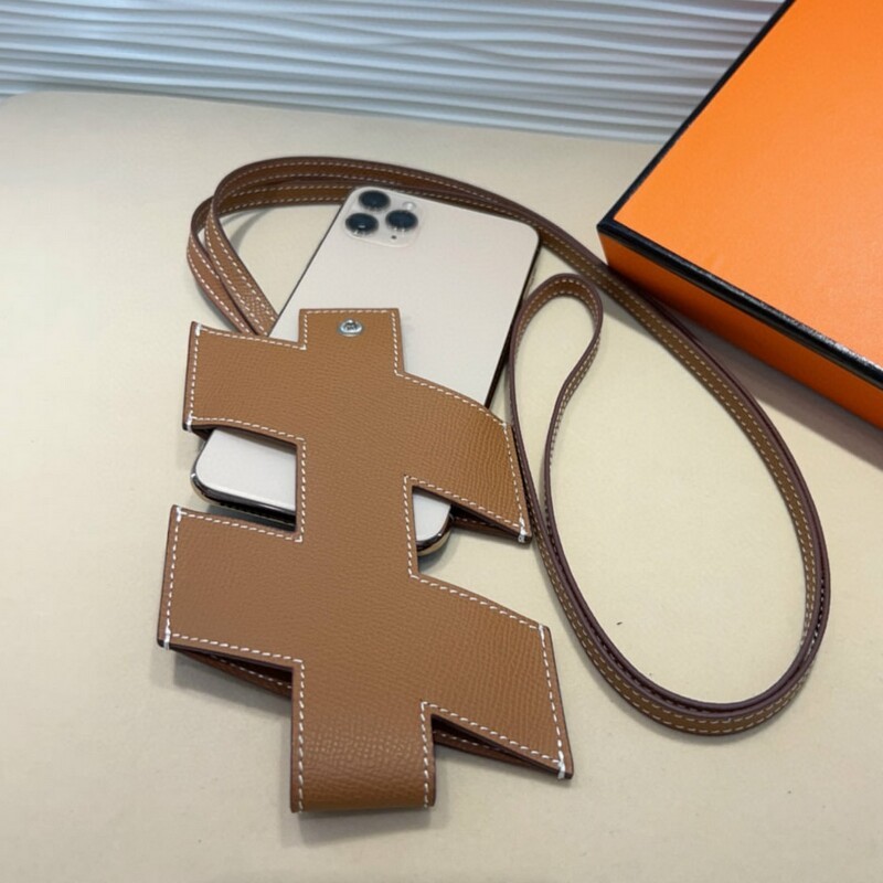 Fashion accessories mobile phone case cowhide fish print mobile phone bag