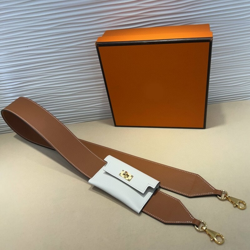 Pocket Shoulder Strap Band 5.0 Full cowhide Women's Strap replaces extended palm print cowhide shoulder strap