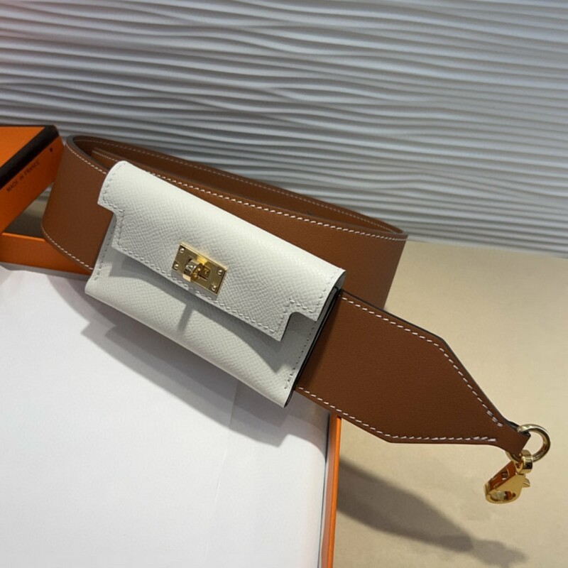 Pocket Shoulder Strap Band 5.0 Full cowhide Women's Strap replaces extended palm print cowhide shoulder strap