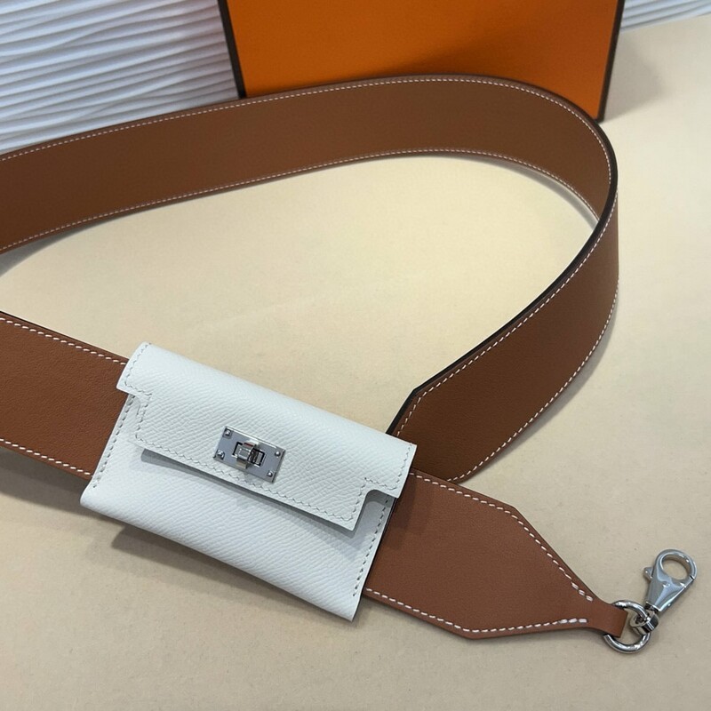 Pocket Shoulder Strap Band 5.0 Full cowhide Women's Strap replaces extended palm print cowhide shoulder strap