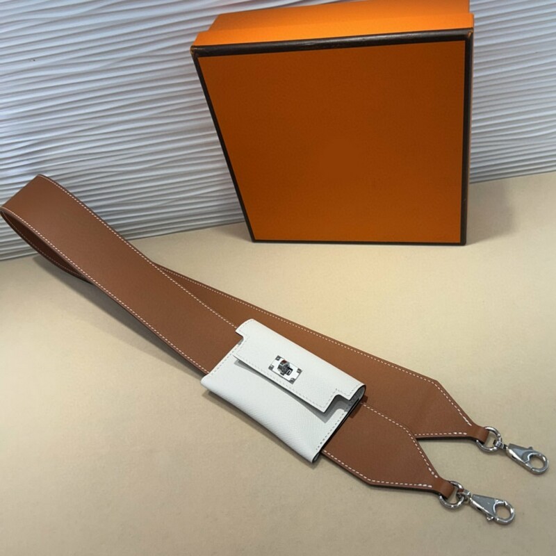 Pocket Shoulder Strap Band 5.0 Full cowhide Women's Strap replaces extended palm print cowhide shoulder strap