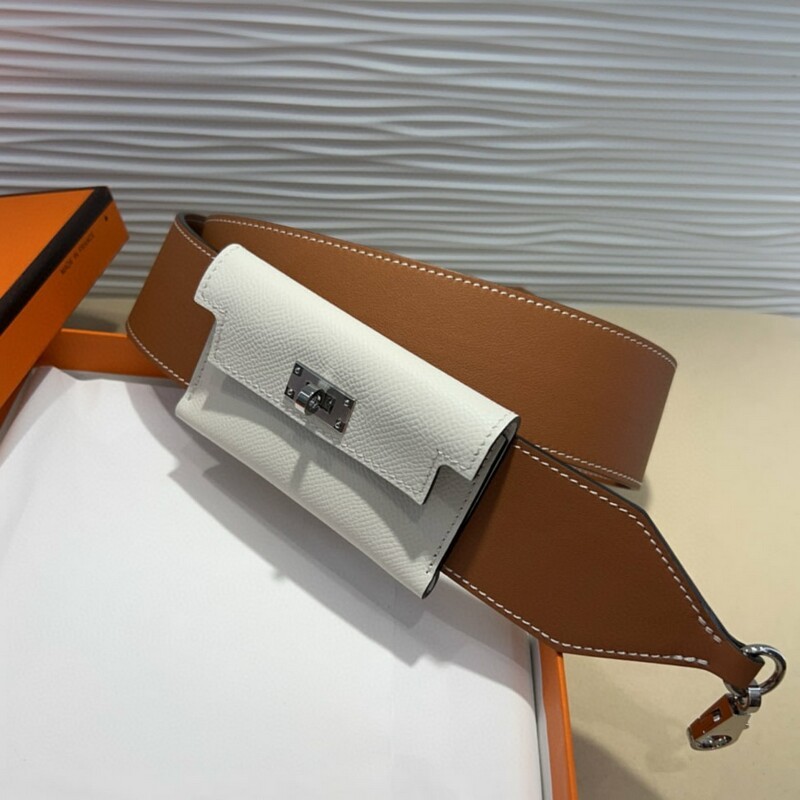 Pocket Shoulder Strap Band 5.0 Full cowhide Women's Strap replaces extended palm print cowhide shoulder strap