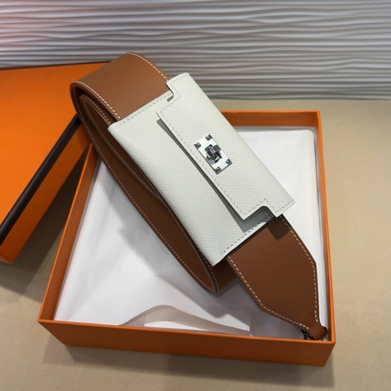 Pocket Shoulder Strap Band 5.0 Full cowhide Women's Strap replaces extended palm print cowhide shoulder strap