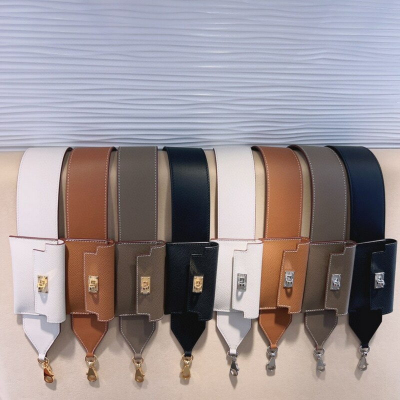Pocket Shoulder Strap Band 5.0 Full cowhide Women's Strap replaces extended palm print cowhide shoulder strap