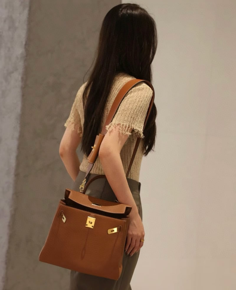 Pocket Shoulder Strap Band 5.0 Full cowhide Women's Strap replaces extended palm print cowhide shoulder strap