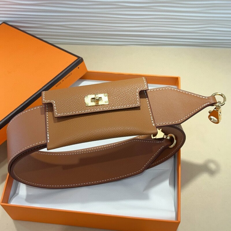 Pocket Shoulder Strap Band 5.0 Full cowhide Women's Strap replaces extended palm print cowhide shoulder strap