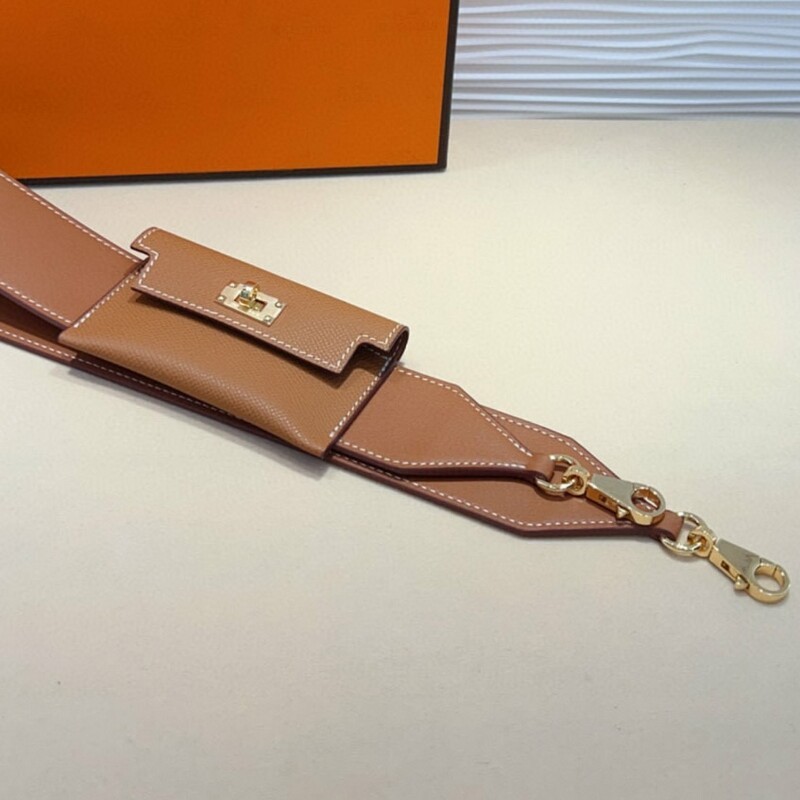 Pocket Shoulder Strap Band 5.0 Full cowhide Women's Strap replaces extended palm print cowhide shoulder strap