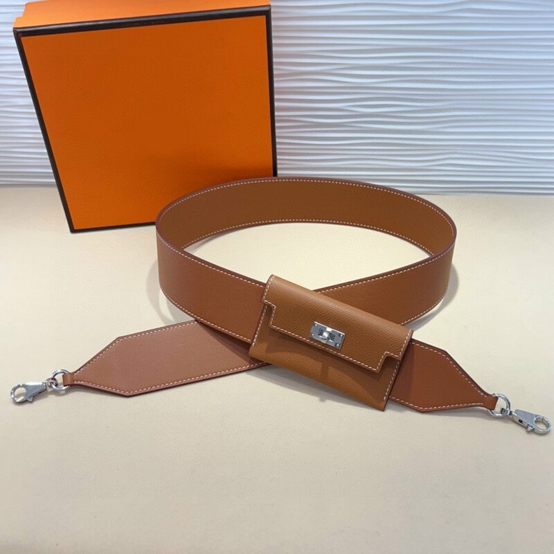 Pocket Shoulder Strap Band 5.0 Full cowhide Women's Strap replaces extended palm print cowhide shoulder strap