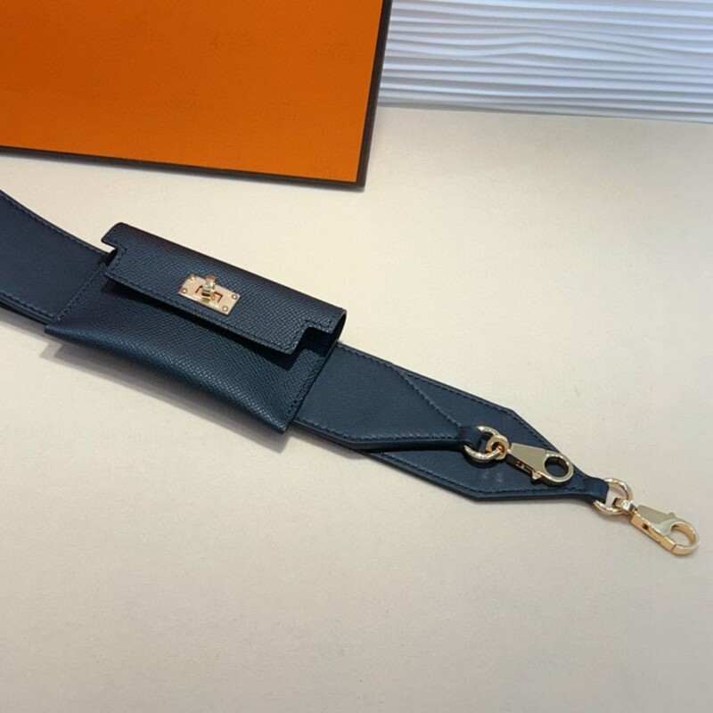 Pocket Shoulder Strap Band 5.0 Full cowhide Women's Strap replaces extended palm print cowhide shoulder strap