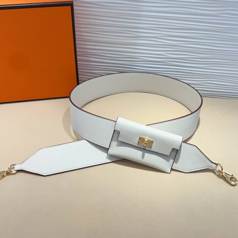Pocket Shoulder Strap Band 5.0 Full cowhide Women's Strap replaces extended palm print cowhide shoulder strap