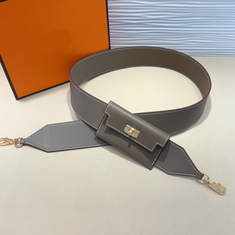 Pocket Shoulder Strap Band 5.0 Full cowhide Women's Strap replaces extended palm print cowhide shoulder strap