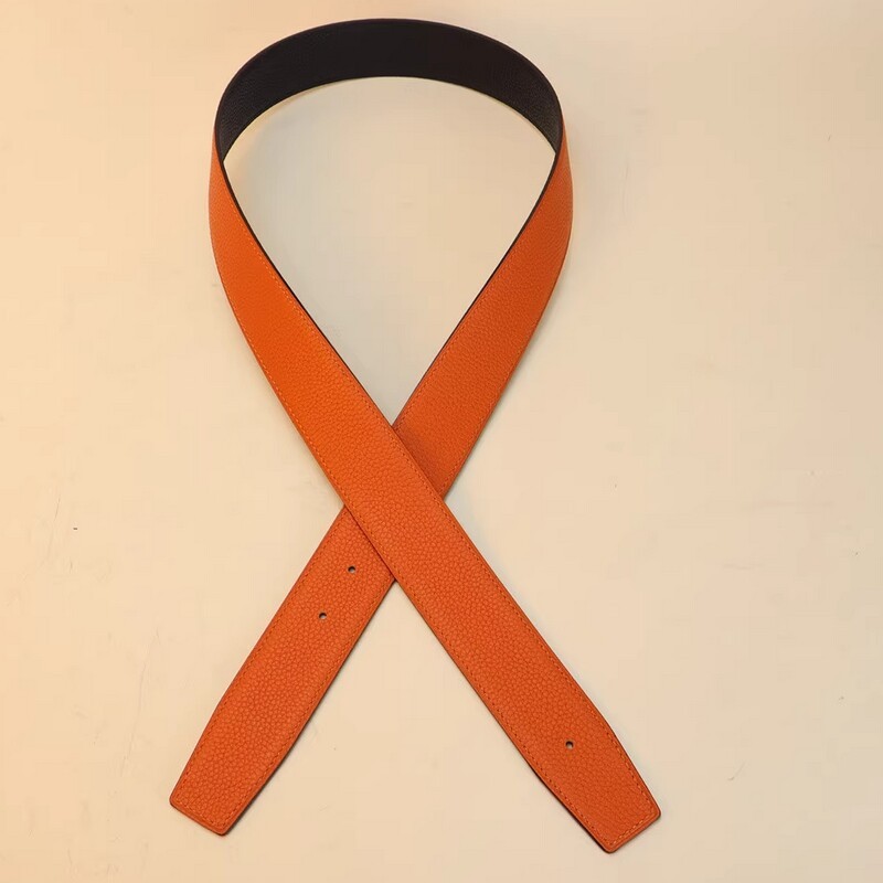 Replace the belt body without buckle, 3.8CM double-sided leather, suitable for dual-purpose belt strips, single leather strips