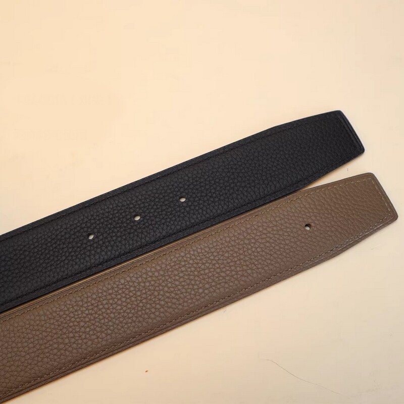 Replace the belt body without buckle, 3.8CM double-sided leather, suitable for dual-purpose belt strips, single leather strips