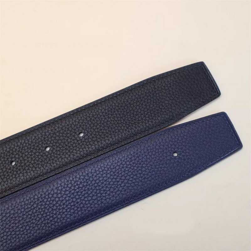 Replace the belt body without buckle, 3.8CM double-sided leather, suitable for dual-purpose belt strips, single leather strips