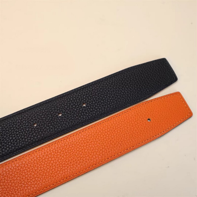 Replace the belt body without buckle, 3.8CM double-sided leather, suitable for dual-purpose belt strips, single leather strips