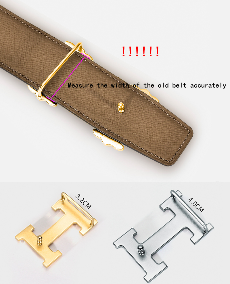 Replace the belt body without buckle, 3.8CM double-sided leather, suitable for dual-purpose belt strips, single leather strips
