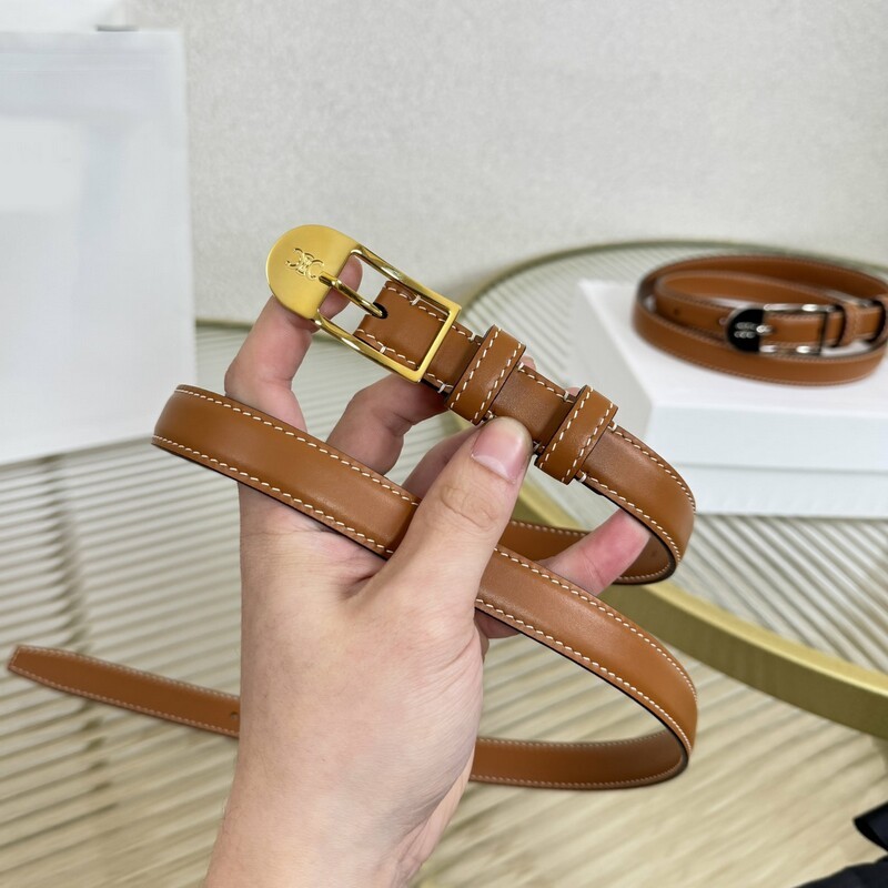 Bright Light Slim 1.8CM Women's Needle-Type Leather Fashion Waist Belt for Tightening Waist and Matching Skirt Belt